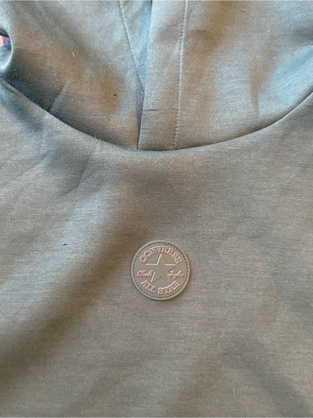 💝 NWOT Kids Green converse Hooded Sweatshirt - Picture 5 of 7